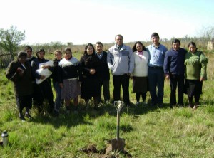 Lan&ccedil;amento da pedra fundamental